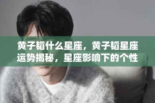 黄子韬星座揭秘，个性与未来展望，运势大解析