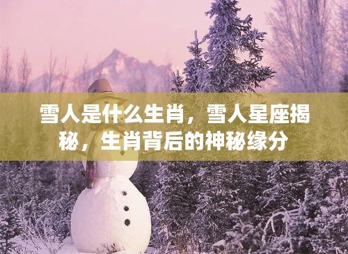 揭秘雪人星座与生肖的神秘缘分，生肖揭晓与星座探索
